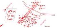 HANDLEBAR   TRIPLE CLAMP   STEERING STEM для Honda CRM 80 1997