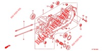 LEFT CRANKCASE для Honda SCOOPY 110 2012