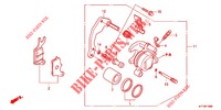 FRONT BRAKE CALIPER для Honda SCOOPY 110 2012