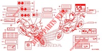 CAUTION LABEL для Honda NC 750 X ABS DCT 2020