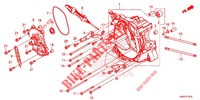 RIGHT CRANKCASE для Honda SH 125 ABS D 4ED 2020