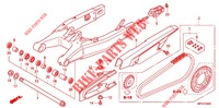 SWINGARM   для Honda CB 600 F HORNET ABS 34HP 2011