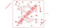 TOP BOX BRACKET  для Honda CROSSTOURER 1200 DCT 2012