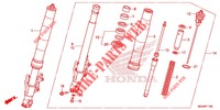 FRONT FORK  для Honda CROSSTOURER 1200 DCT ABS 2014