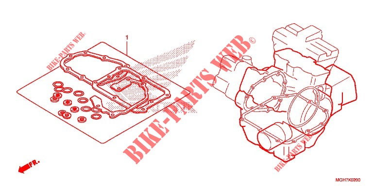 GASKET KIT B  для Honda CROSSTOURER 1200 2015