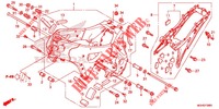 FRAME BODY  для Honda CROSSTOURER 1200 DCT RED 2016
