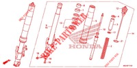 FRONT FORK  для Honda CROSSTOURER 1200 2012