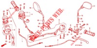 HANDLE LEVER/SWITCH/CABLE (CBR125RW7/RW9/RWA) для Honda CBR 125 2008