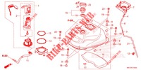 FUEL TANK/FUEL PUMP  для Honda X ADV 750 -3ED- 2021