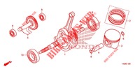 CRANKSHAFT/PISTON   для Honda FOURTRAX 500 FOREMAN RUBICON Hydrostatic CAMO 2011