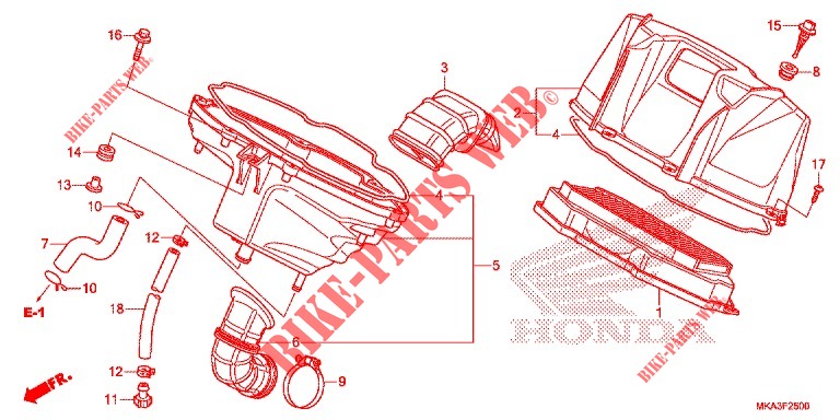 AIR CLEANER для Honda NC 750 X ABS 2017