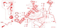 FUEL TANK/FUEL PUMP для Honda X ADV 750 LOWER 2023