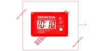 MINI CLOCK: 3,5 X 2,3 X 1 CM для Honda BLACK WIDOW 750 2002