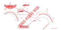 STICKERS для Honda SHADOW VT 750 ABS 2004