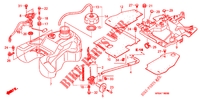 FUEL TANK для Honda FOURTRAX 500 FOREMAN 4X4 Electric Shift, Power Steering 2007