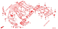 CARRIER для Honda FOURTRAX 500 FOREMAN RUBICON Power Steering 2013