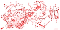 FRONT FENDER для Honda FOURTRAX 500 FOREMAN RUBICON Power Steering 2013