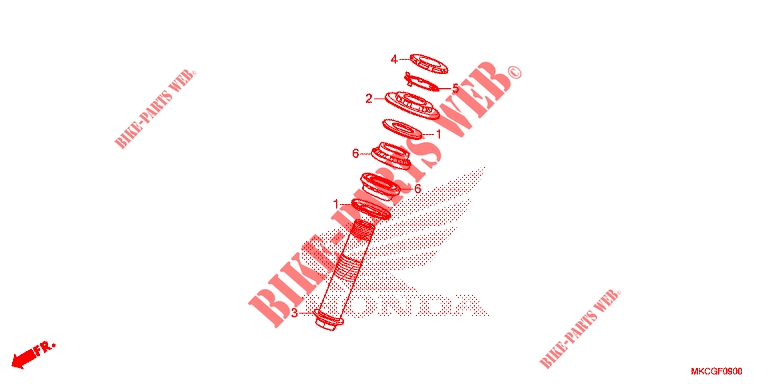 STEERING COLUMN для Honda GL 1800 GOLD WING TOUR 2020