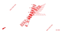 STEERING COLUMN для Honda GL 1800 GOLD WING TOUR DCT, WHITE 2020