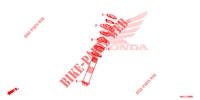 STEERING COLUMN для Honda GL 1800 GOLD WING TOUR, RED 2020