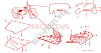 STICKERS для Honda MT 50 1991