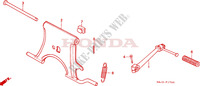 MAIN STAND   BRAKE PEDAL для Honda NE 50 VISION 1990