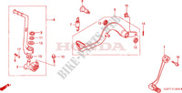 PEDAL для Honda CR 85 R BIG WHEELS 2003