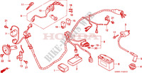 WIRE HARNESS   IGNITION COIL   BATTERY для Honda SFX 50 MOPED 1996