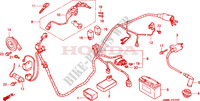 WIRE HARNESS   IGNITION COIL   BATTERY для Honda SFX 50 MOPED 1999
