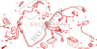 WIRE HARNESS   IGNITION COIL   BATTERY для Honda SFX 50 2000
