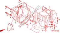 ENGINE COOLING FAN COVER для Honda SCOOPY 50 TIPO DE PINTURA 2000