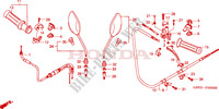 LEVER   SWITCH   CABLE для Honda SCOOPY 50 1996
