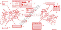 CAUTION LABEL (NPS505/6) для Honda ZOOMER 50 2011