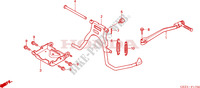 STAND   KICK STARTER ARM для Honda ZOOMER 50 2012