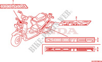 STICKERS для Honda ZOOMER 50 2008