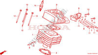 CYLINDER   HEAD для Honda SH 75 1994
