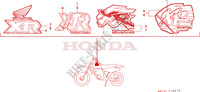MARK (XR80RM/RN/RP/RR) для Honda XR 80 1994