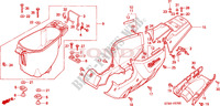 BODY COVER для Honda WALLAROO 50 MOPED DL self starter 2000