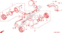 INDICATOR для Honda WALLAROO 50 MOPED DL self starter 2000