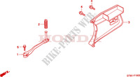 KICK STARTER ARM   BRAKE PEDAL   GEAR LEVER для Honda WALLAROO 50 MOPED self starter 1999