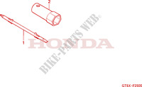 TOOL для Honda WALLAROO 50 MOPED STANDARD 2000