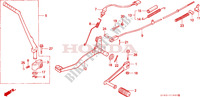 KICK STARTER ARM   BRAKE PEDAL   GEAR LEVER для Honda CRM 75 1991