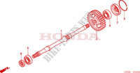 FINAL SHAFT для Honda FOURTRAX 450 FOREMAN 4X4 Electric Shift 2002