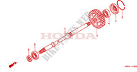 FINAL SHAFT для Honda FOURTRAX 500 FOREMAN RUBICON Hydrostatic 2001