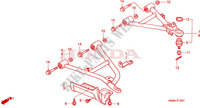 FRONT SUSPENSION ARM (2) для Honda FOURTRAX 350 RANCHER 4X4 Electric Shift 2001
