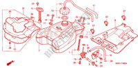 FUEL TANK для Honda FOURTRAX 350 RANCHER 4X4 Electric Shift 2001