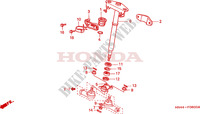 STEERING SHAFT для Honda FOURTRAX 350 RANCHER Electric Shift 2000