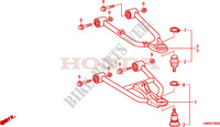 FRONT SUSPENSION ARM (TRX250EX1/2/3/4/5) для Honda TRX 250 SPORTRAX EX 2001
