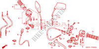 LEVER   SWITCH   CABLE (3) для Honda CB 250 TWO FIFTY 1999
