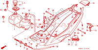 SIDE COVER   OIL TANK для Honda NSR 125 R 2000